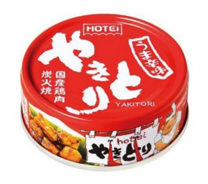 Assortment of 6 cans of Japanese Char-grilled Chicken Shizuka Aoi Premium