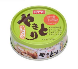 Assortment of 6 cans of Japanese Char-grilled Chicken Shizuka Aoi Premium