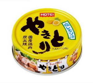 Assortment of 6 cans of Japanese Char-grilled Chicken Shizuka Aoi Premium