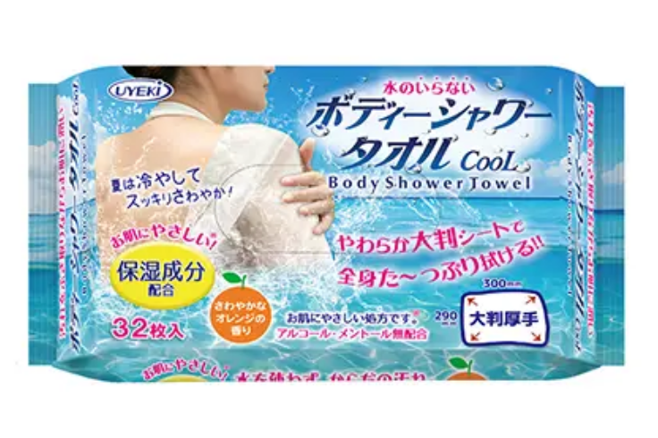 【UYEKI】Cooling Body Shower Towel (32 Sheets) Stay cool and fresh this summer!