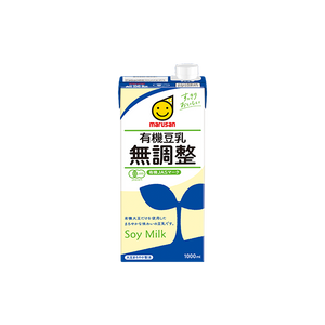Organic unsweetened soy milk for export 1000ml