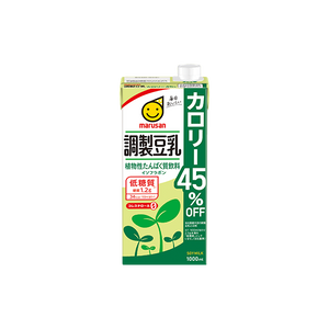 Export prepared soy milk with 45% less calories, 1L