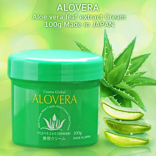 ALOVERA Aloe -Cream- 100g Made in JAPAN